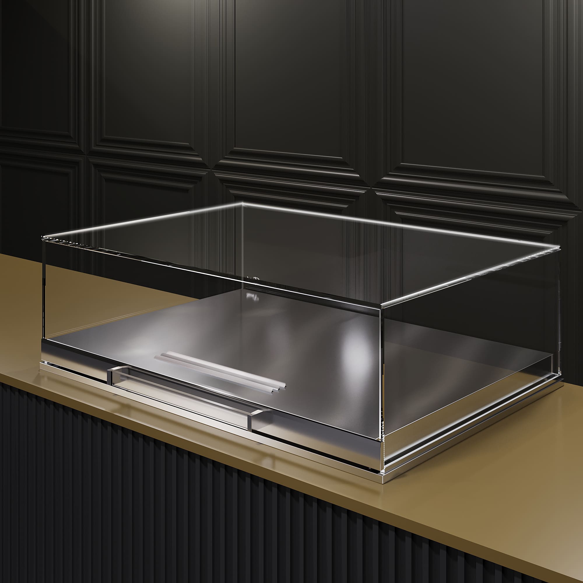 Встраиваемая кондитерская витрина Glassier SLIDE