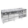 Среднетемпературный холодильный стол с четырьмя секциями от производителя Finist