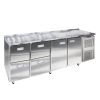 Среднетемпературный холодильный стол с четырьмя секциями от производителя Finist