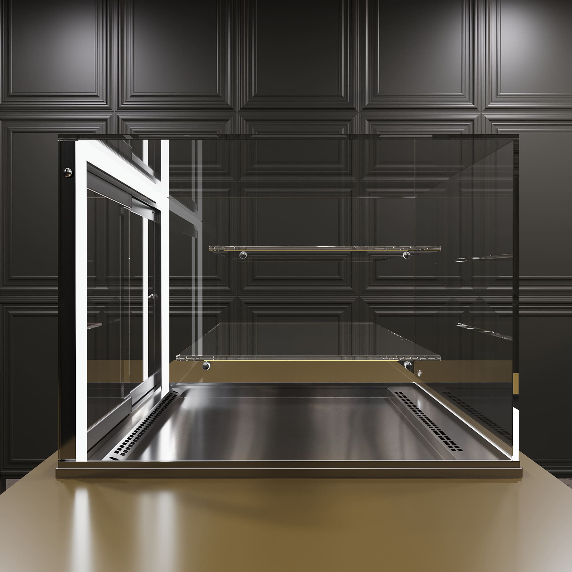 Встраиваемая кондитерская витрина Glassier 812