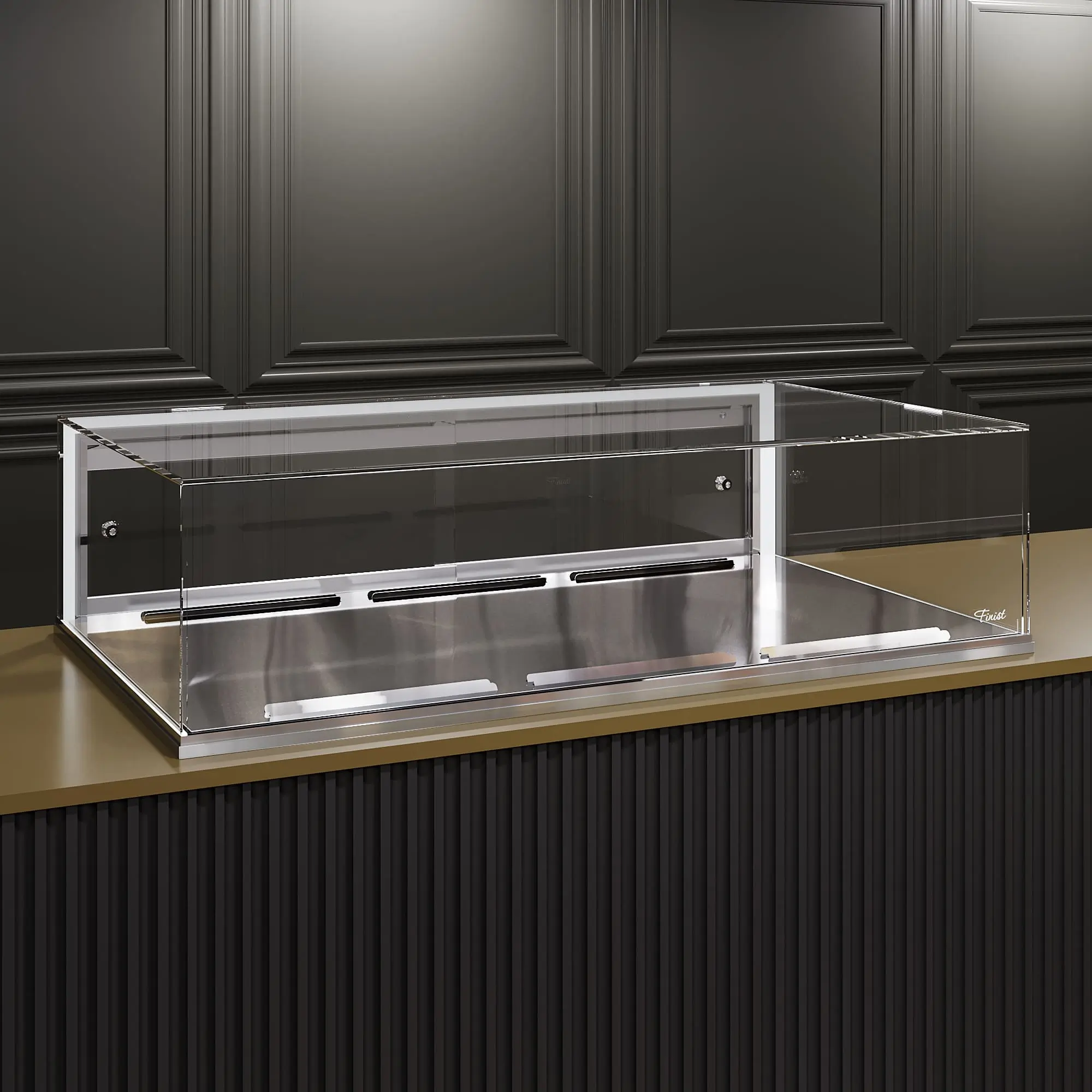 Встраиваемая тепловая витрина Glassier 58