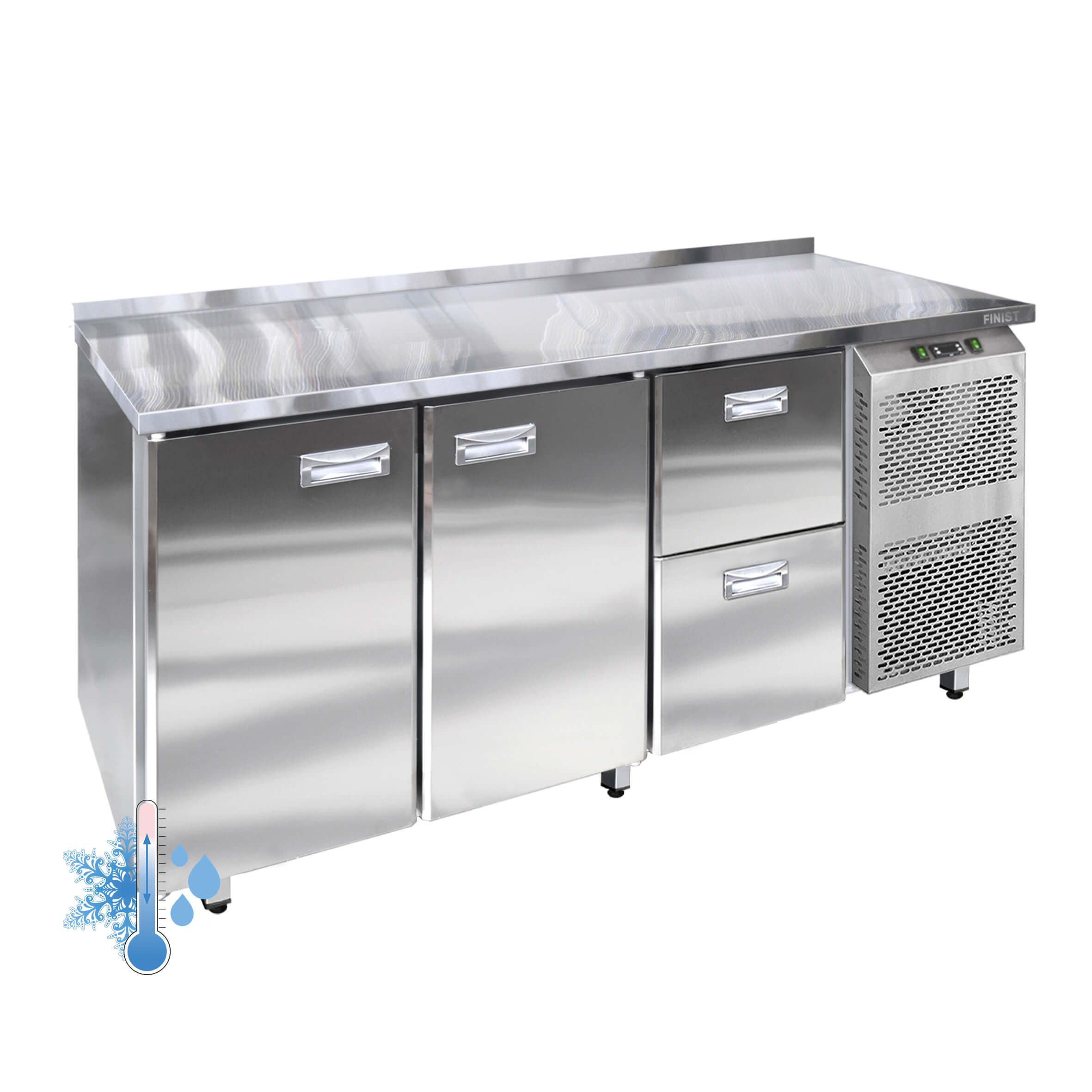 Универсальный холодильный стол с 3-мя секциями УХС