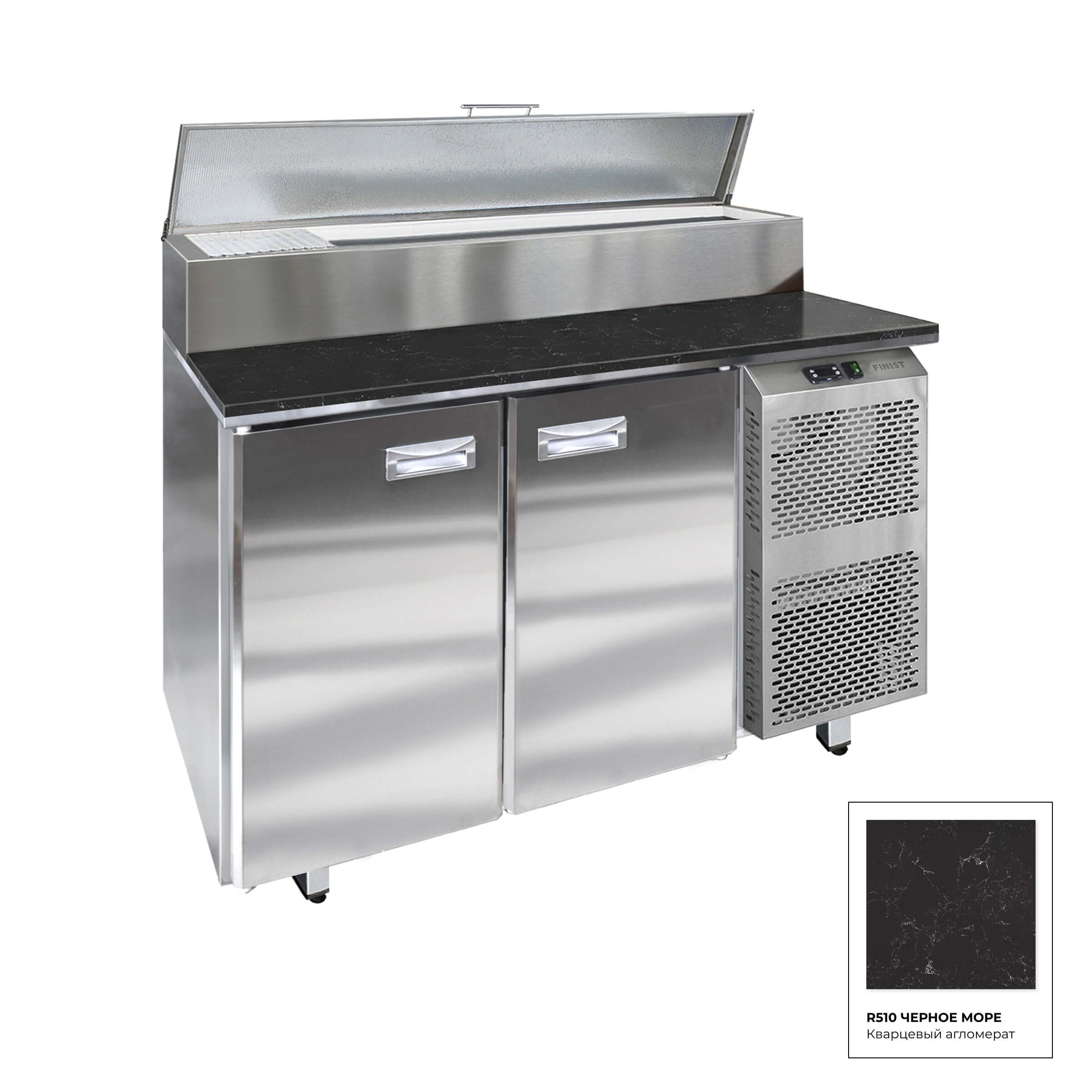 Стол холодильный для пиццы с гранитной столешницей СХСпцг/ СХСнпцг /СХСмпцг