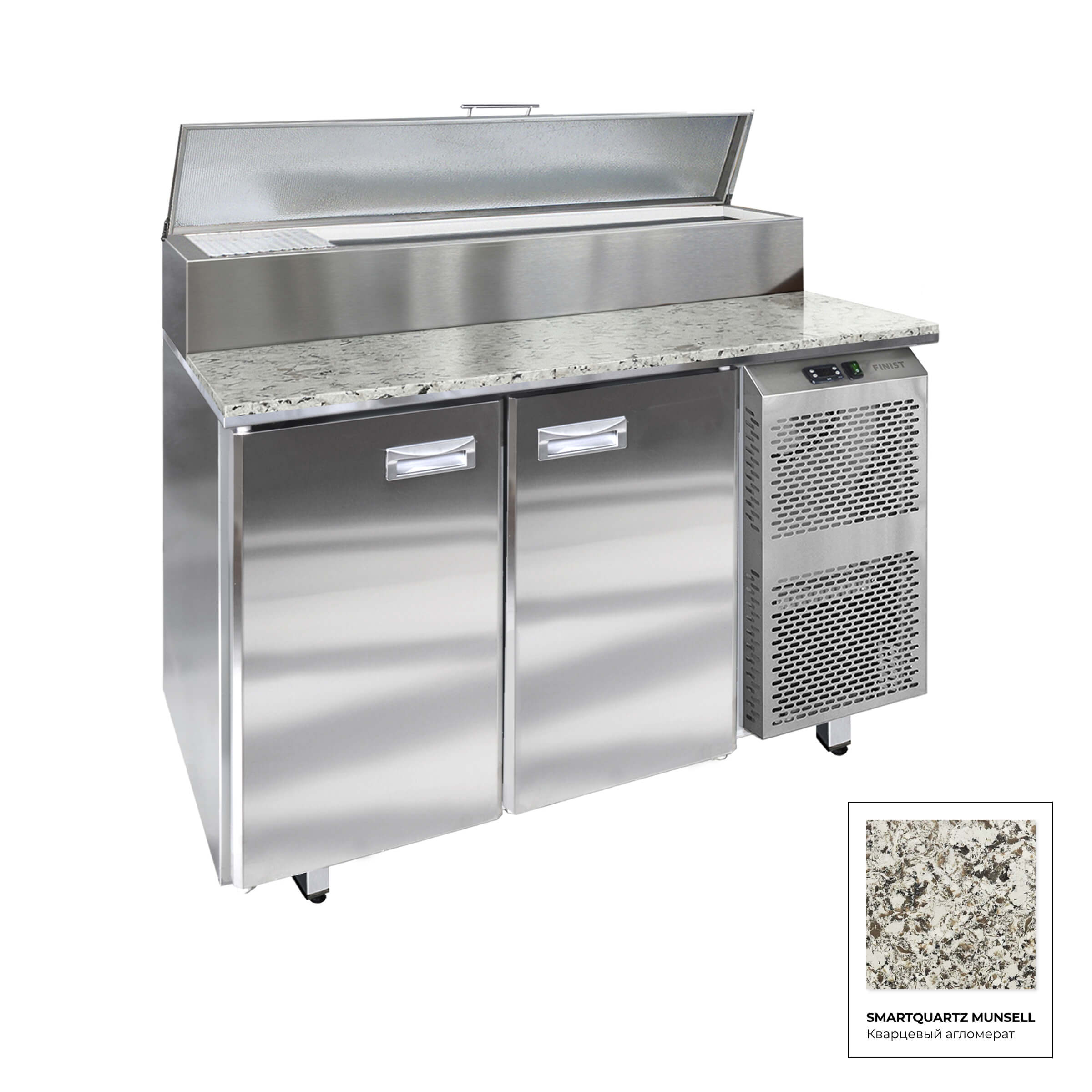 Стол холодильный для пиццы с гранитной столешницей СХСпцг/ СХСнпцг /СХСмпцг