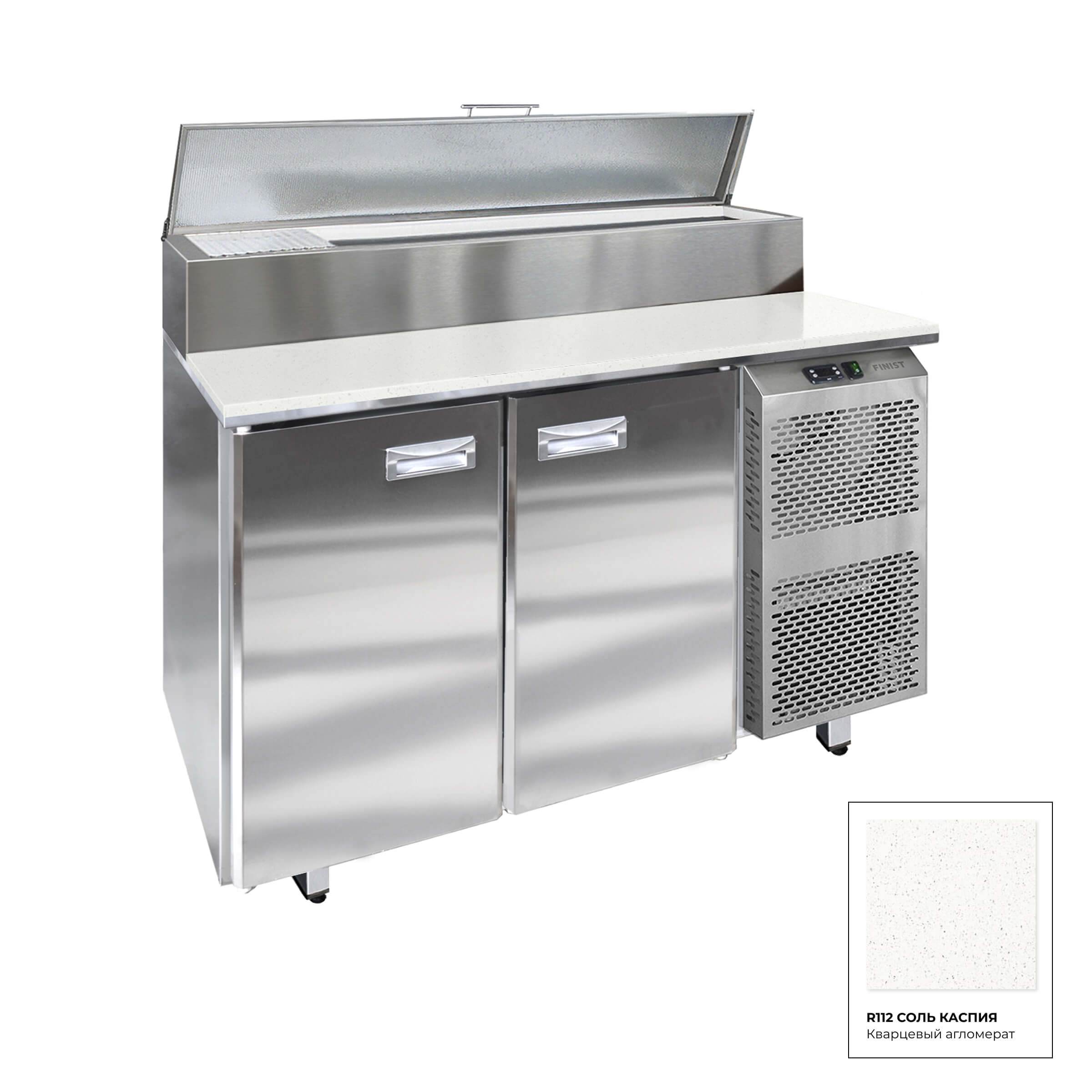 Стол холодильный для пиццы с гранитной столешницей СХСпцг/ СХСнпцг /СХСмпцг