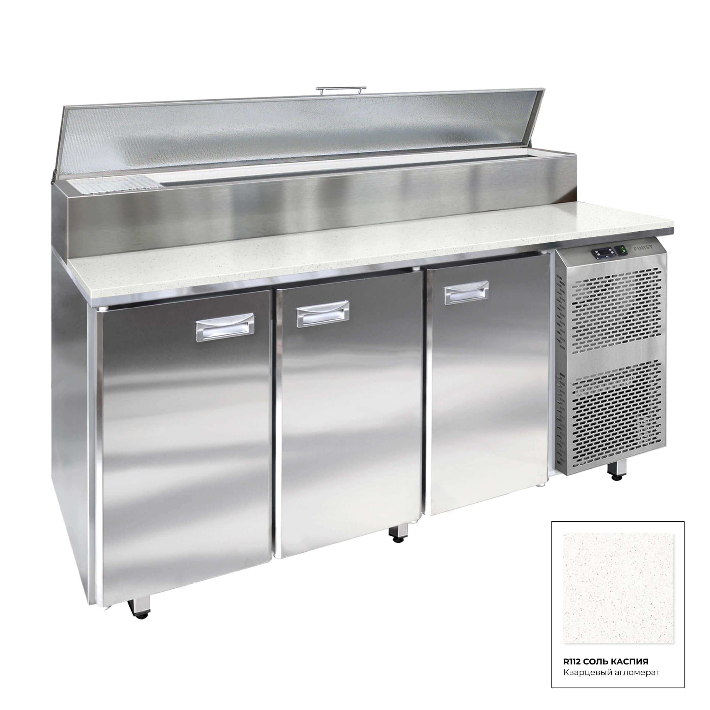 Стол холодильный для пиццы с гранитной столешницей СХСпцг/ СХСнпцг /СХСмпцг