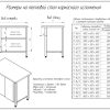 Чертеж Тепловой_стол_каркасного_исполнения