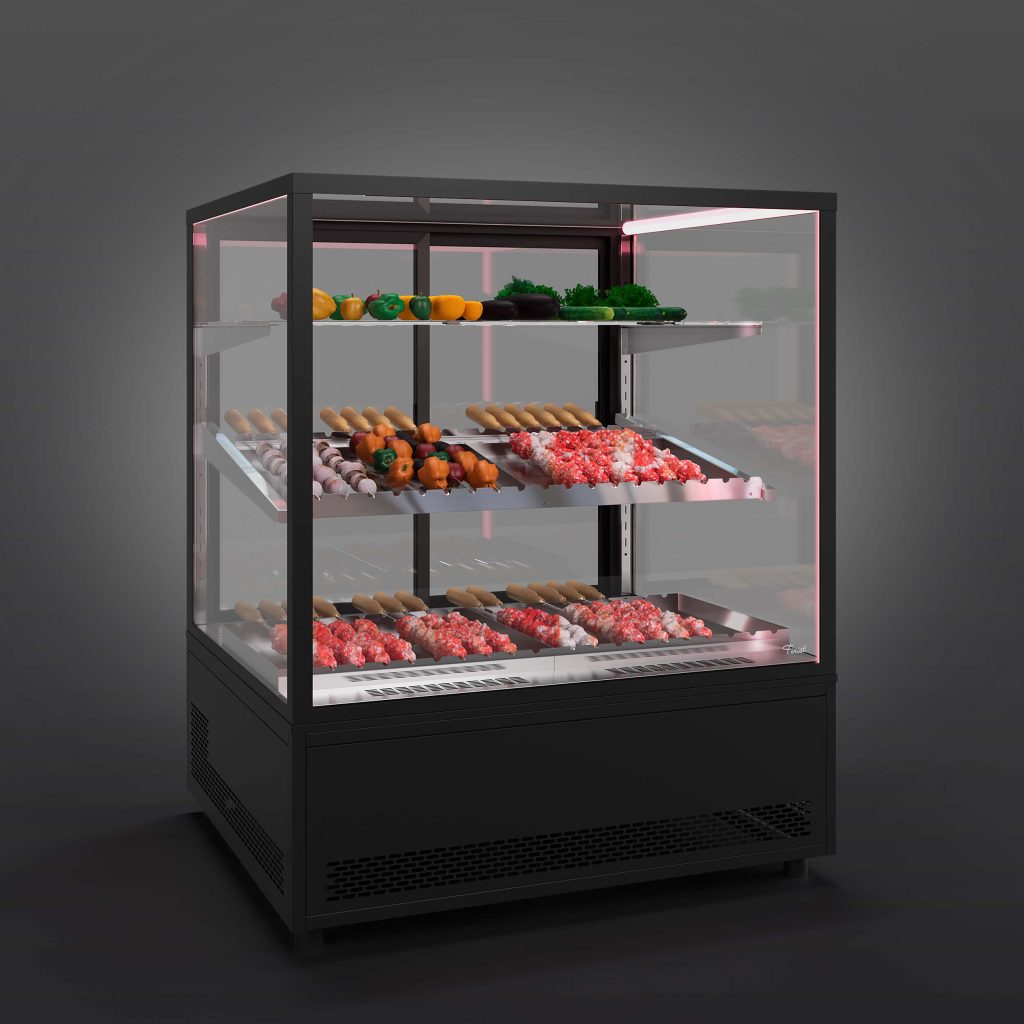Напольная витрина для мяса и мясных заготовок шашлыка JOBS MEAT
