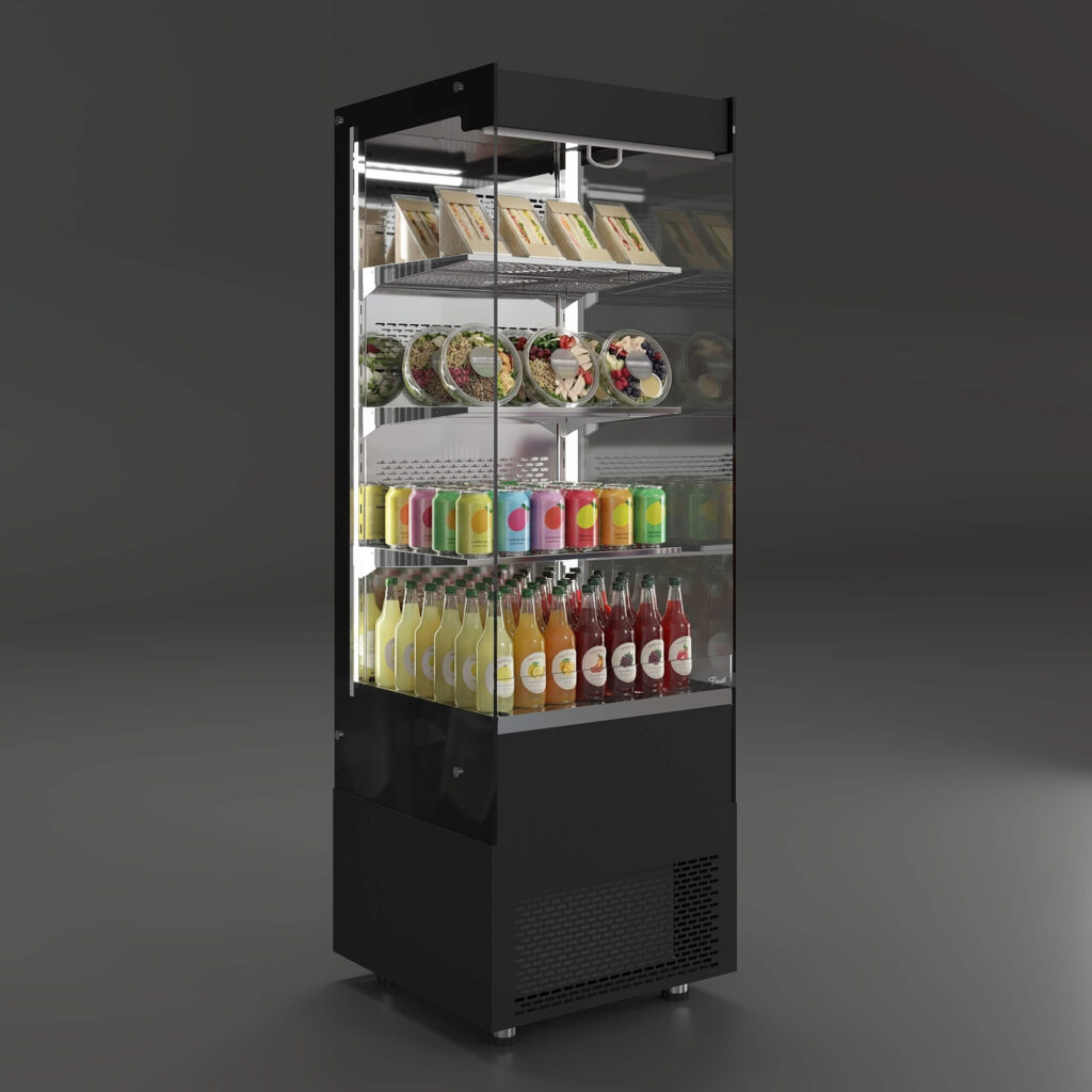 Напольная холодильная витрина-горка FRESH CUBE