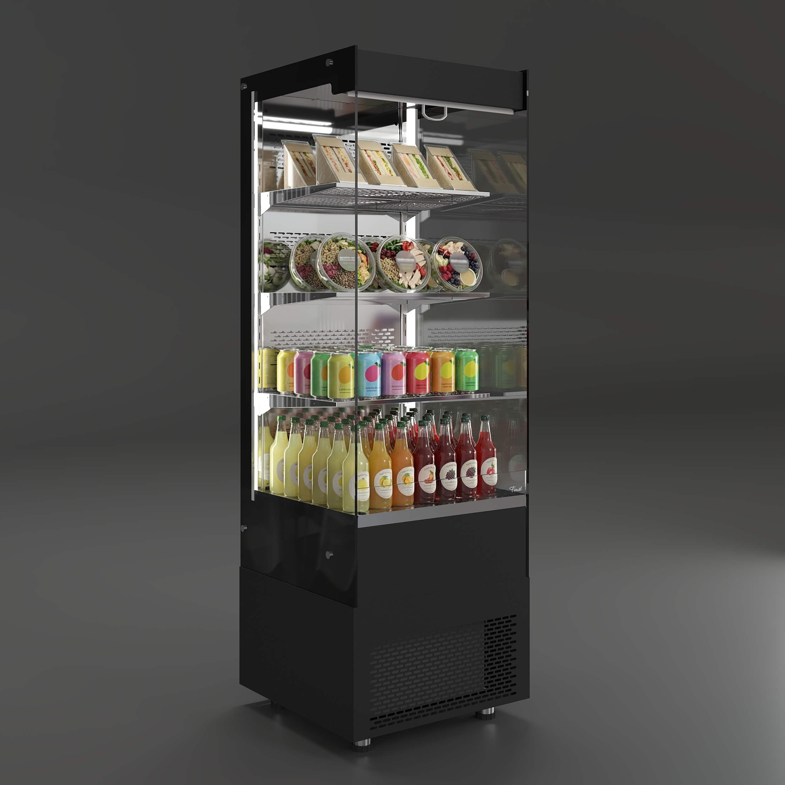 Напольная холодильная витрина-горка FRESH CUBE