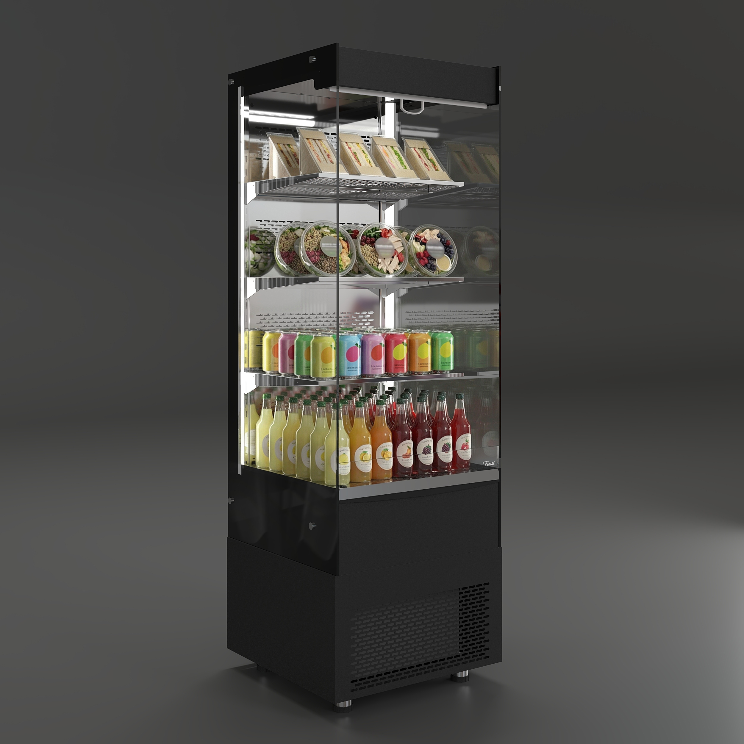 Напольная холодильная витрина-горка FRESH CUBE