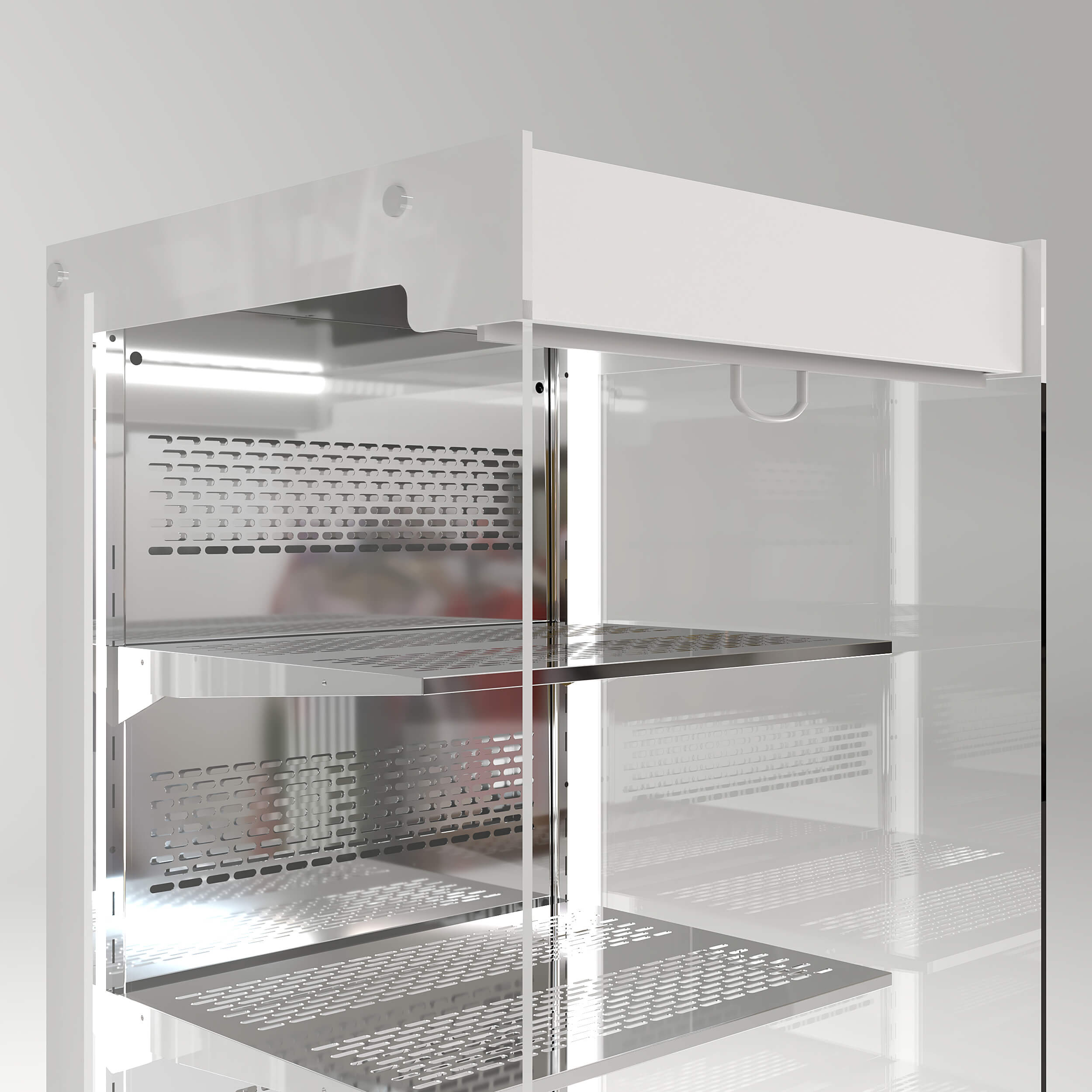 Напольная холодильная витрина-горка FRESH CUBE