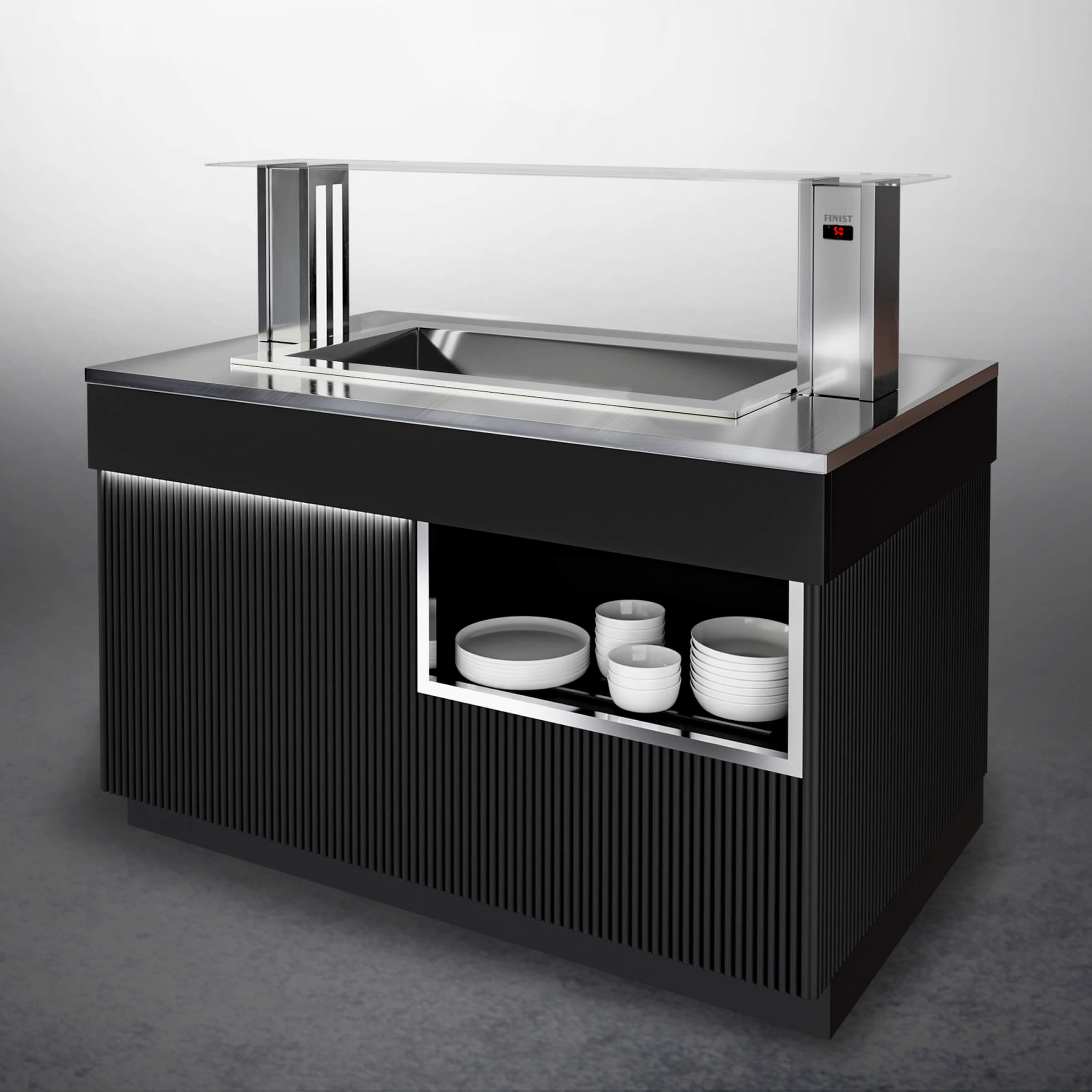 Шведский стол для холодильных закусок (ванна) STANDART