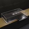 Встраиваемая кондитерская витрина Glassier SLIDE DUO STONE выкладка искусственный камень