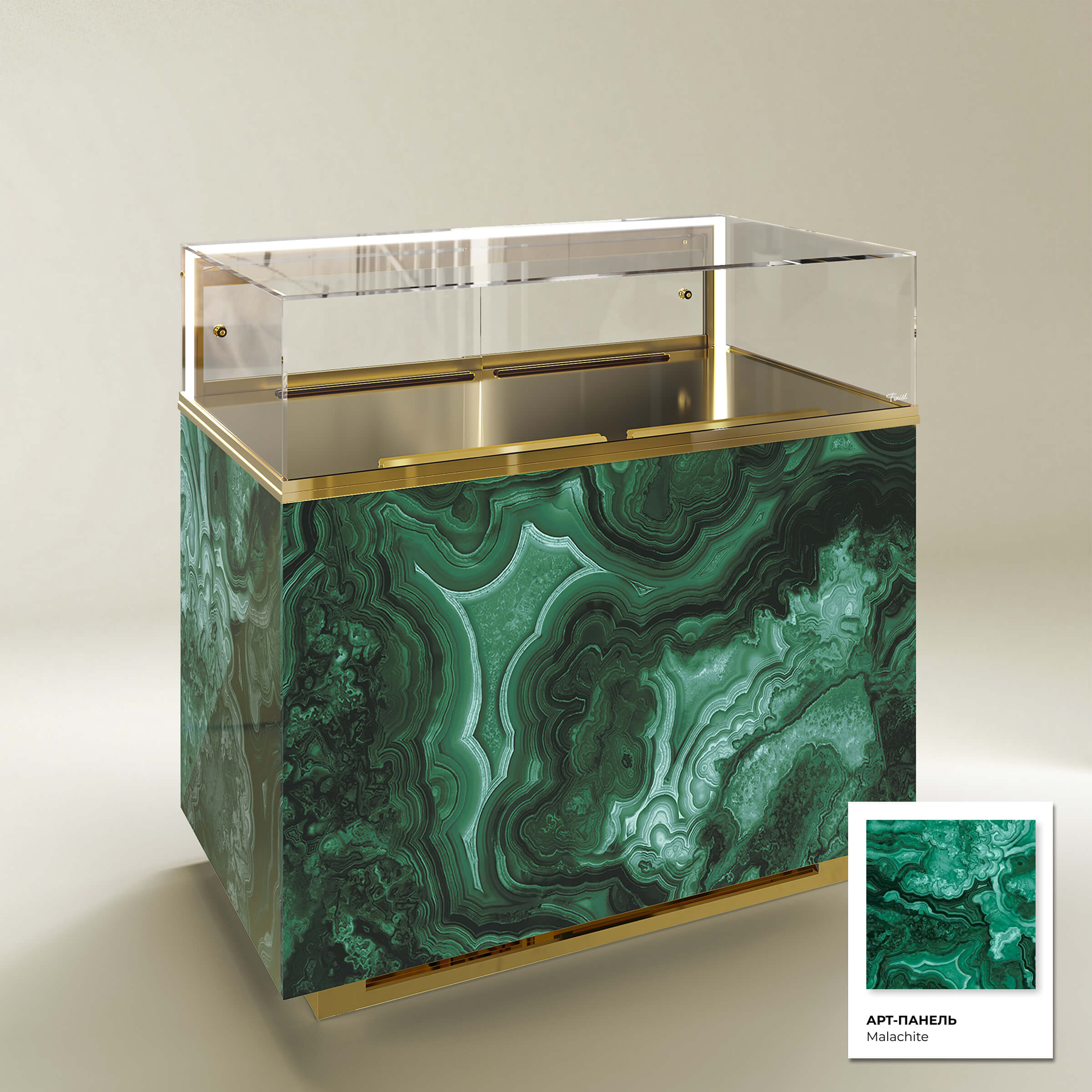 Кондитерская напольная холодильная витрина серии GLASSIER 58 LUX