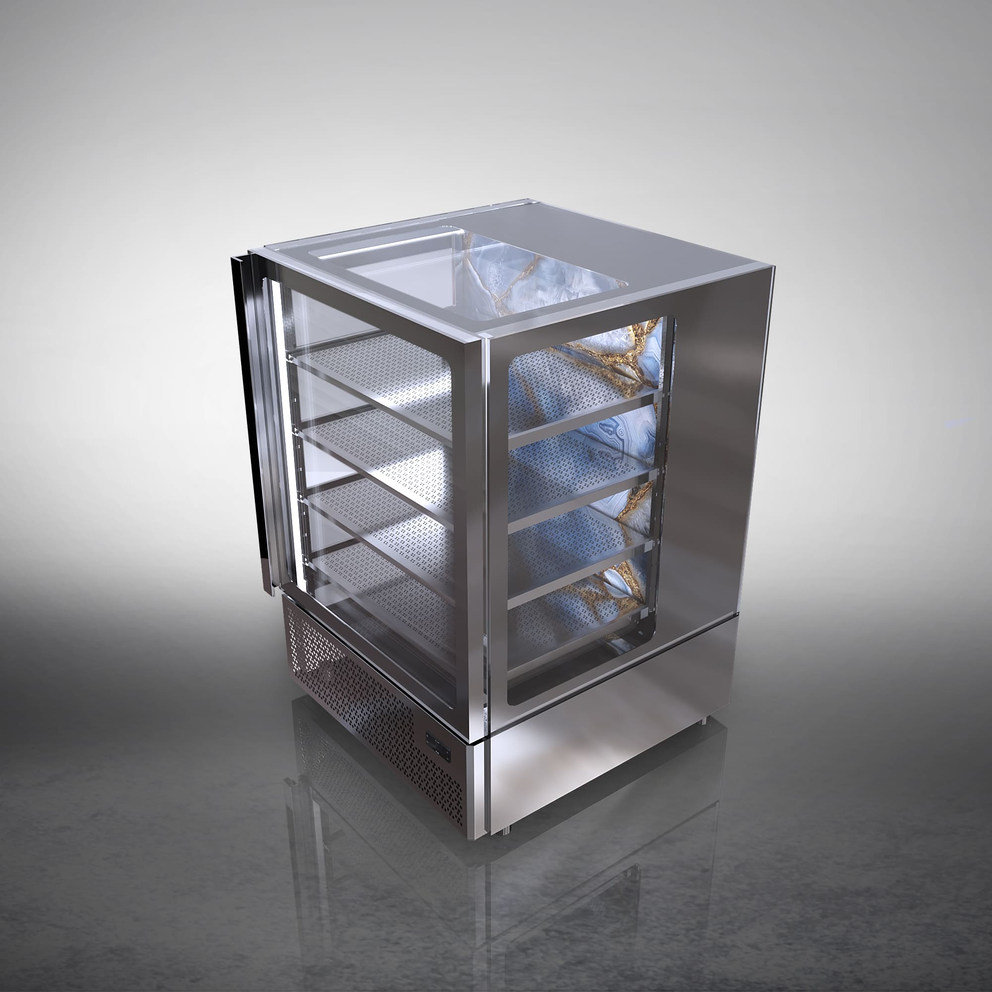 Настольная холодильная витрина IKRA