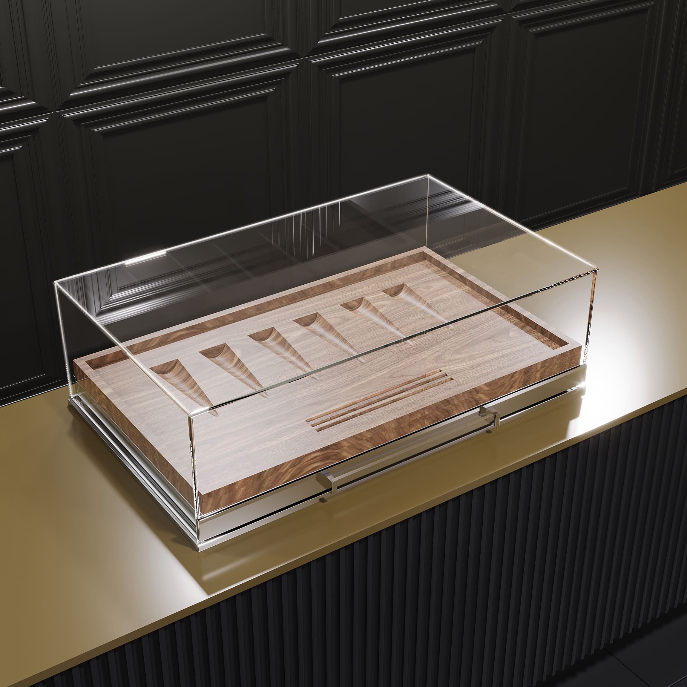 Встраиваемая витрина для вина Glassier SLIDE WINE