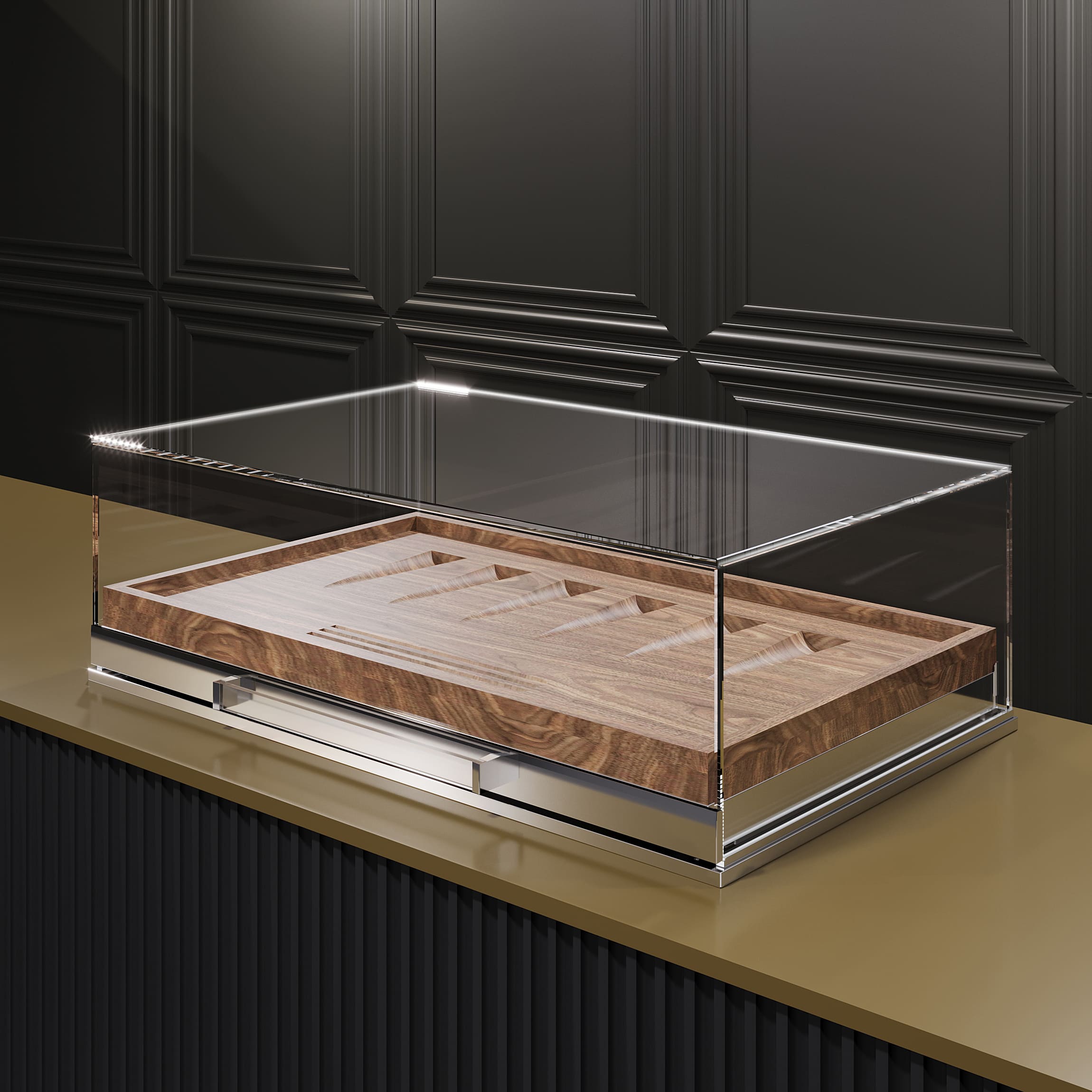 Встраиваемая витрина для вина Glassier SLIDE WINE