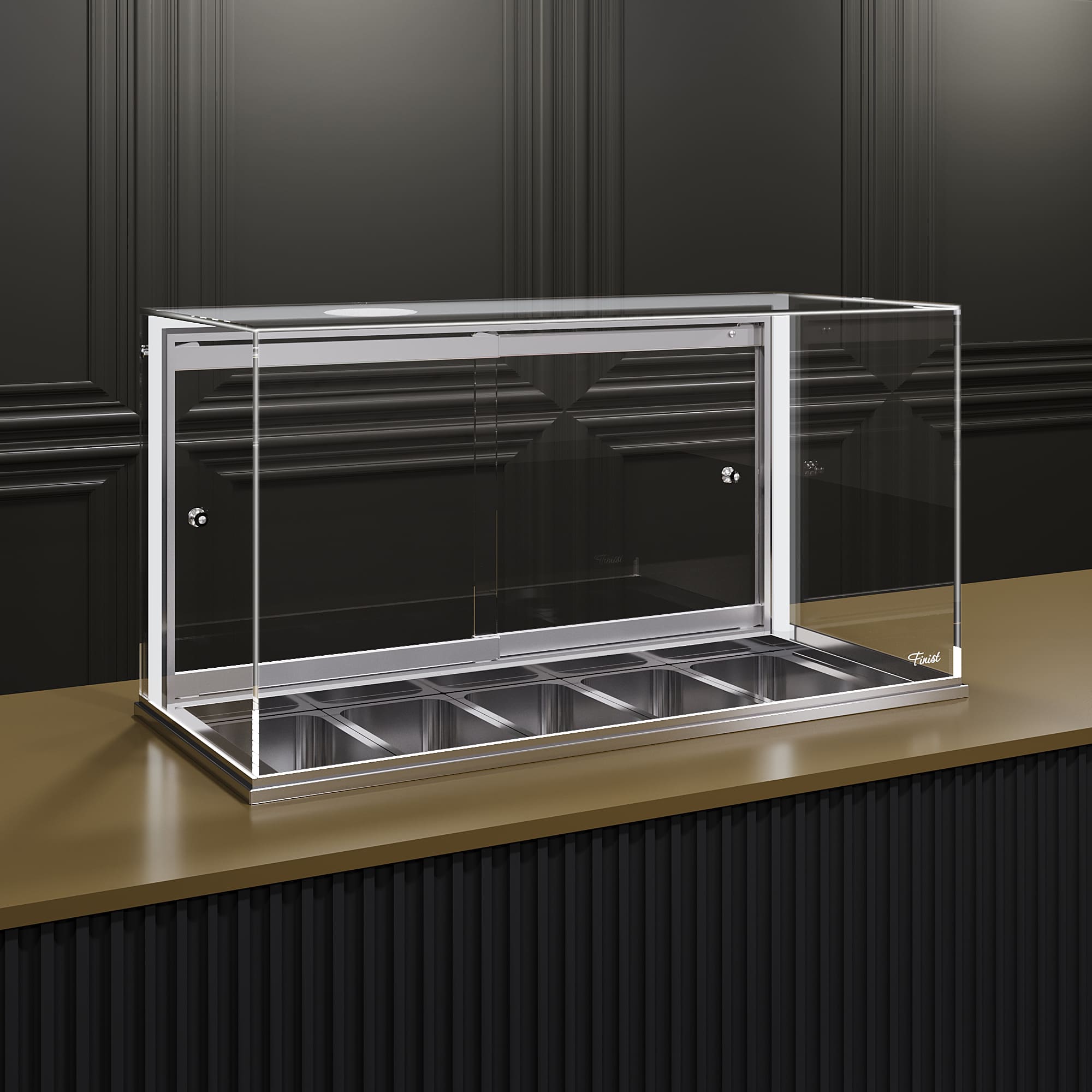 Встраиваемая витрина для мороженого Glassier BELLA