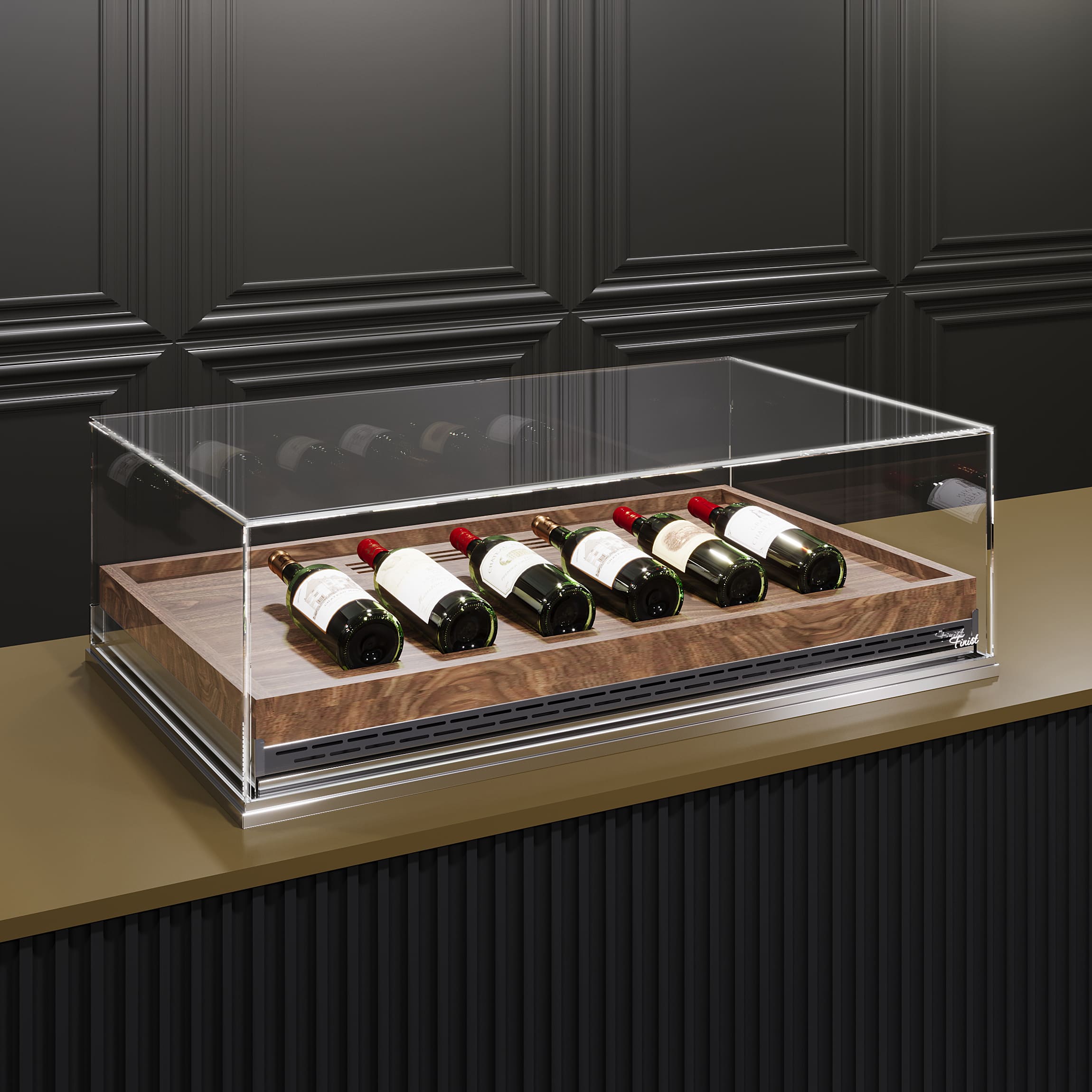Встраиваемая витрина для вина Glassier SLIDE WINE
