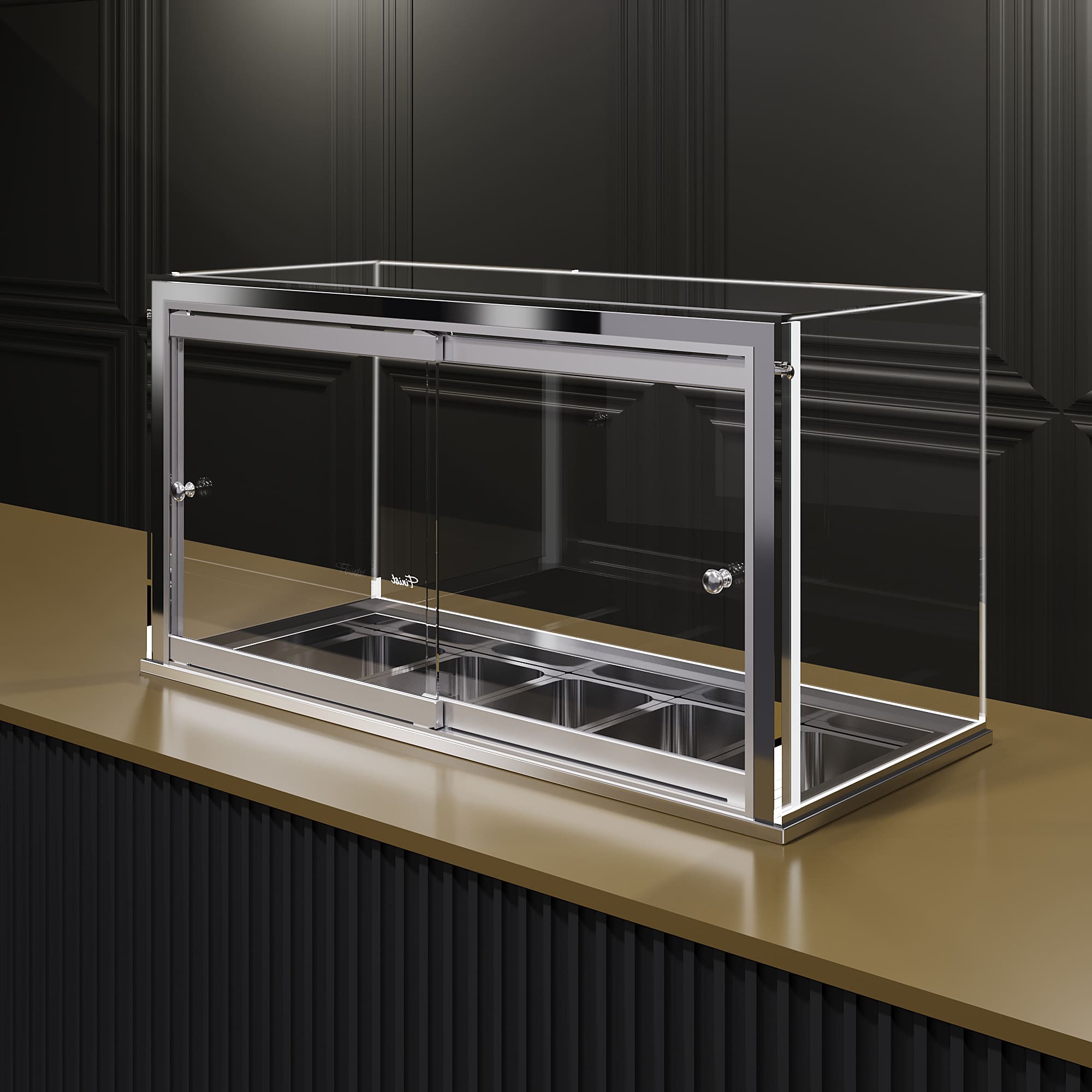 Встраиваемая витрина для мороженого Glassier BELLA